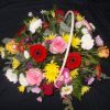 Mixed Rose Basket - Top View